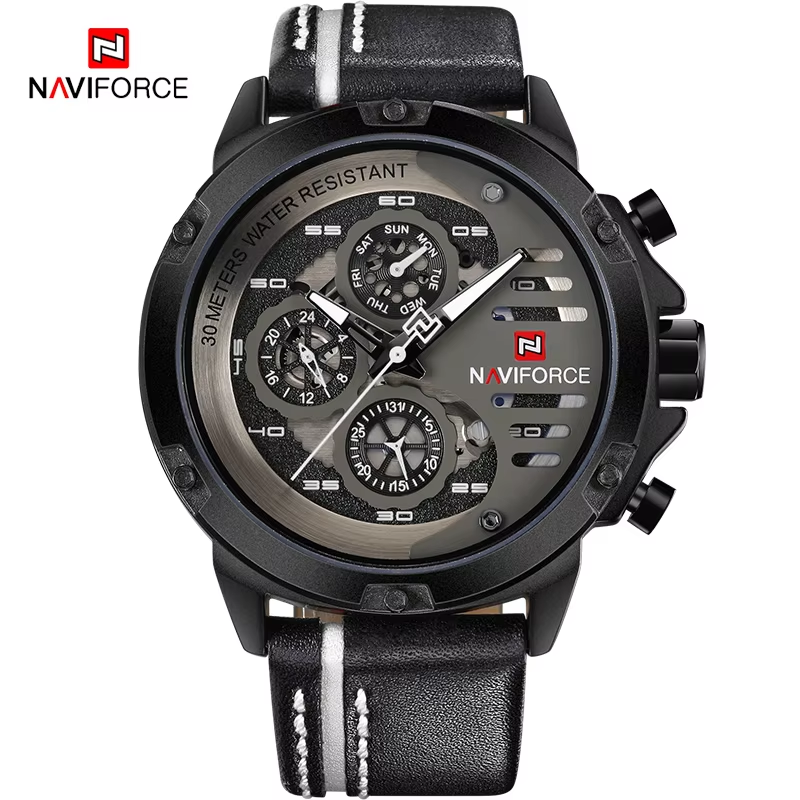 Smartwatch New Watches For Men - NAVIFORCE New Men's Sports Military Watch