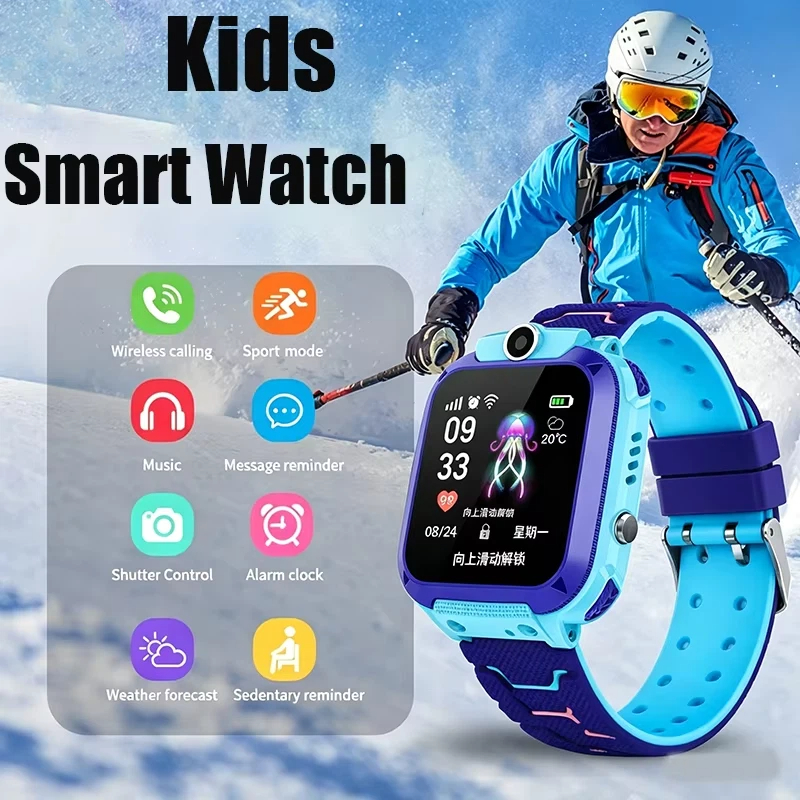 Smartwatch Watches For Kids With Gps - Kids Smart Watch with SOS Antilost