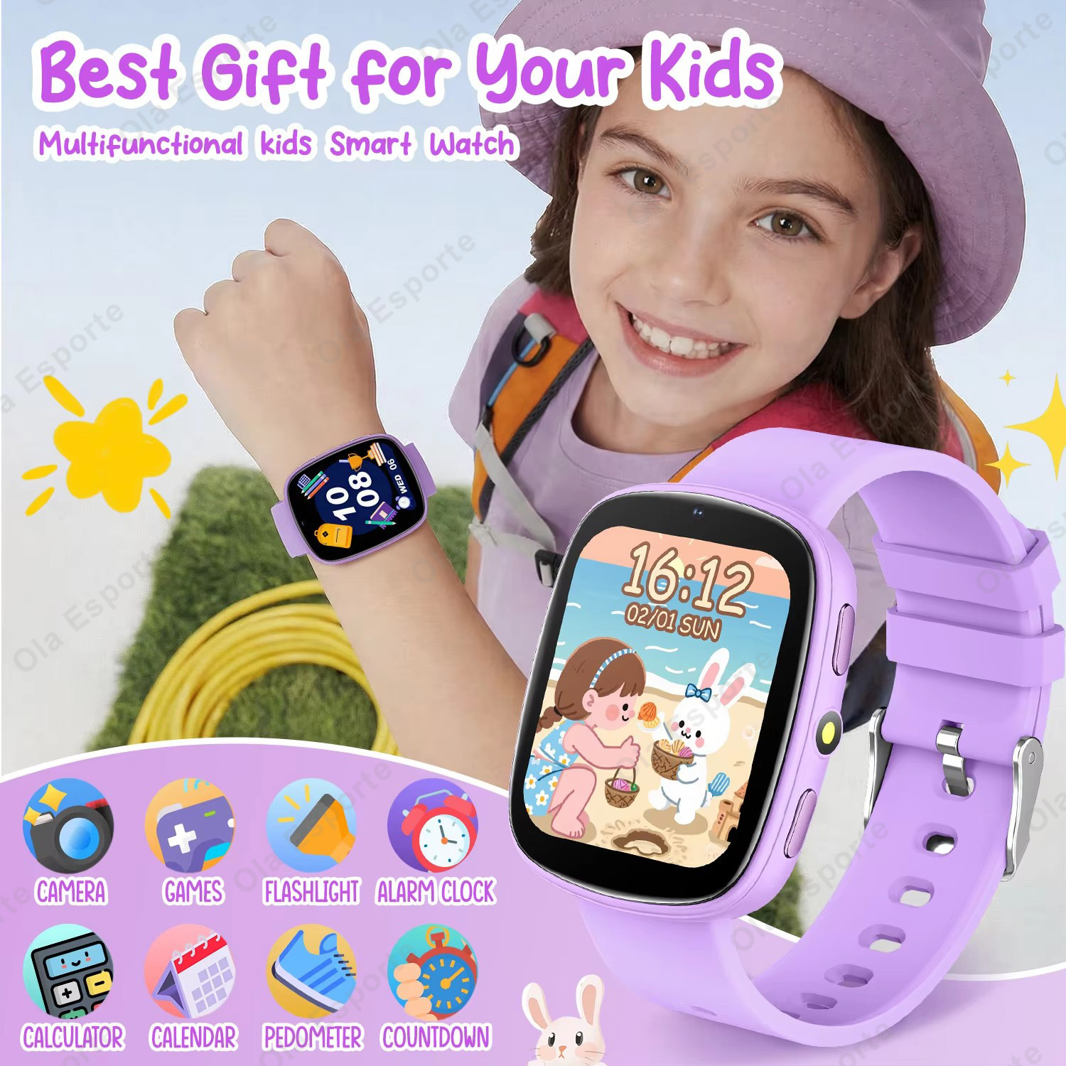Smartwatch Watches For Kids With Gps - 2026 Kids Games Smartwatch 1.83''HD Screen