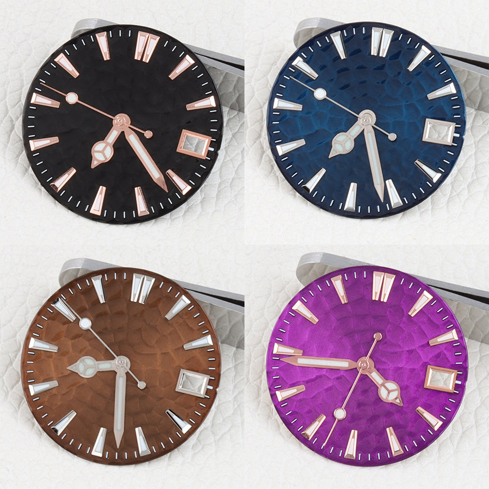 Luminous Dial Face - Green Luminous 28.5mm Dial NH35 Watch