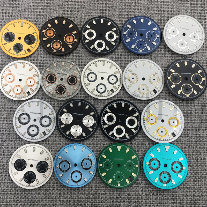 Luminous Dial Face - High Quality 30mm VK63 Watch Dials