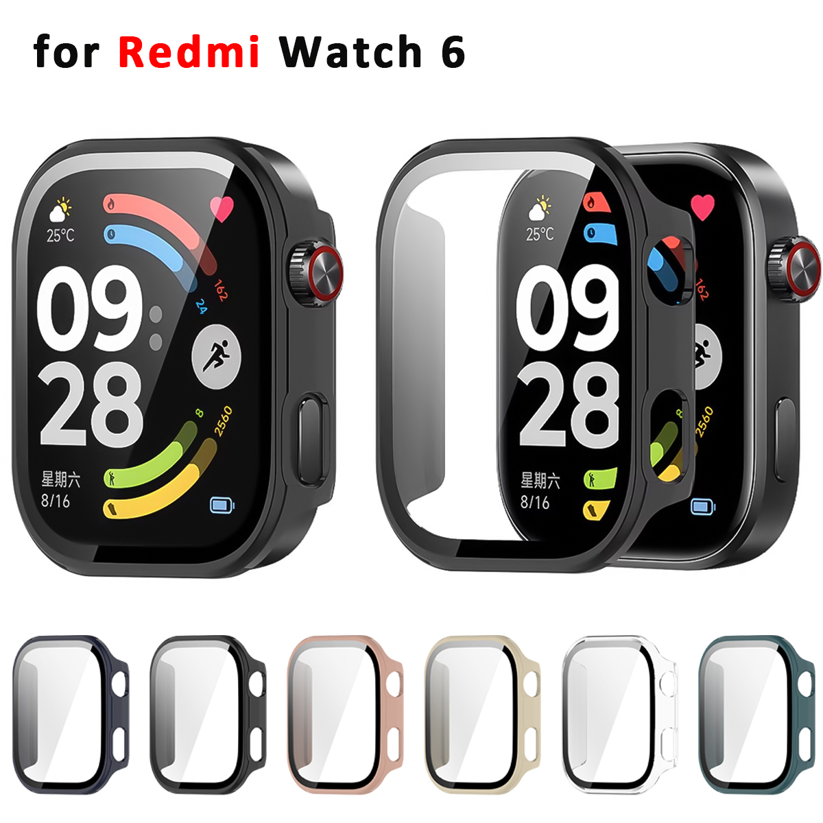 Watch Redmi - PC Case+Glass for Xiaomi Redmi Watch