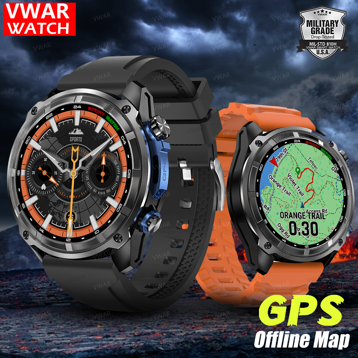 Tactical Smart Watch Built-in  - Watch Vs Smartwatch recension och pris