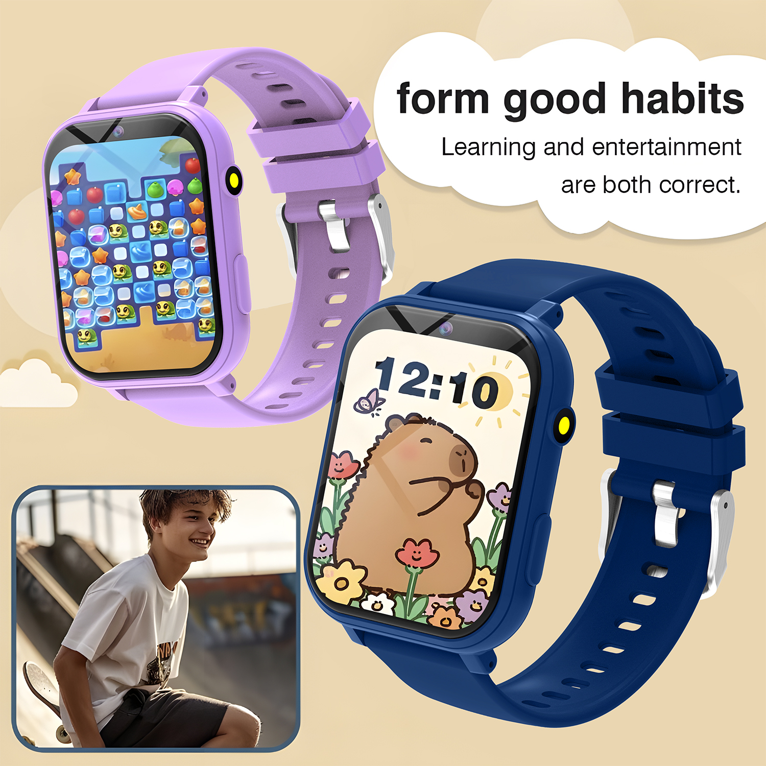 Kids Smart Watch Games Camera  - Smartwatch Watches For Kid Girl recension och pris