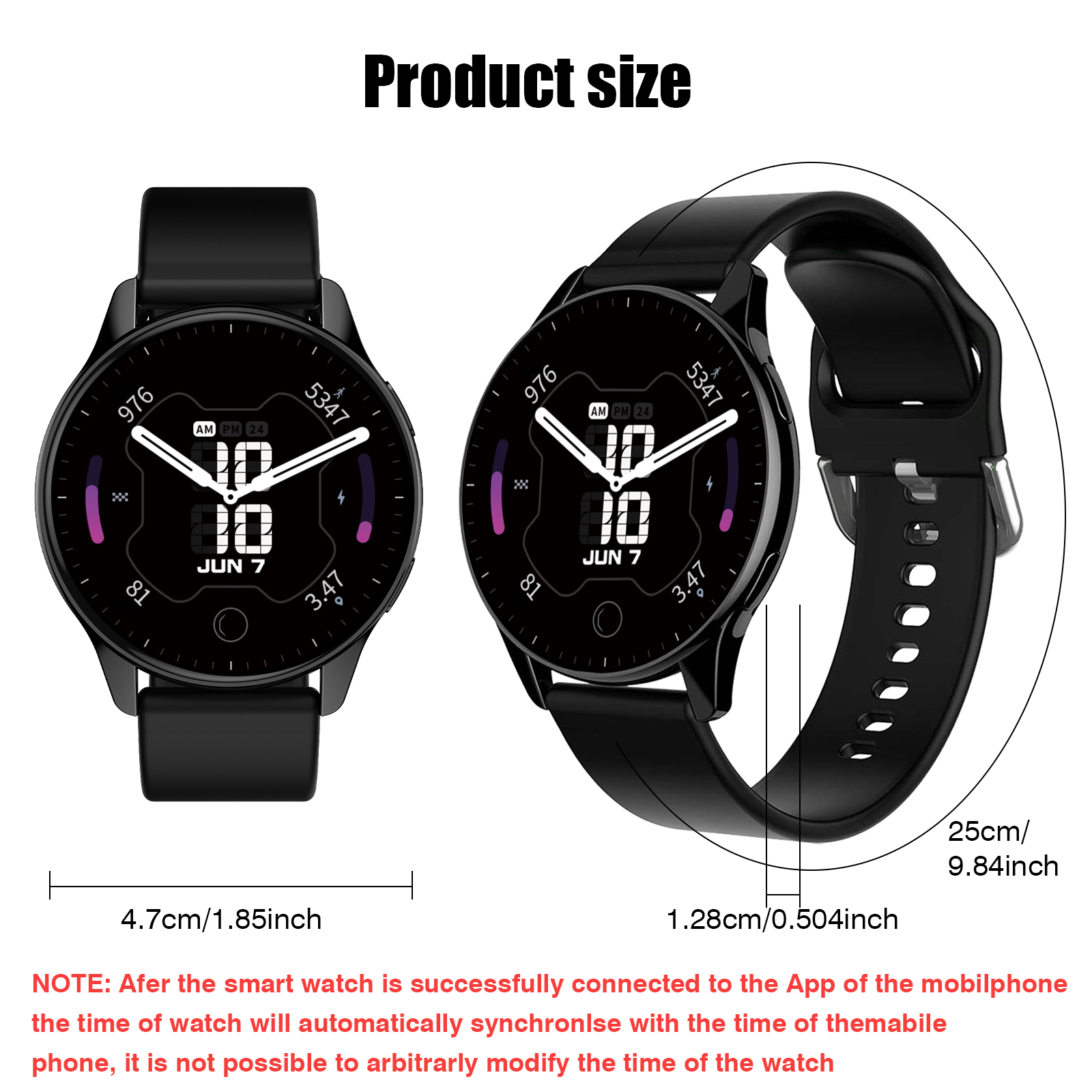 Smart Watch, Wireless Call/Dia - Smartwatch Angelo Watches recension och pris