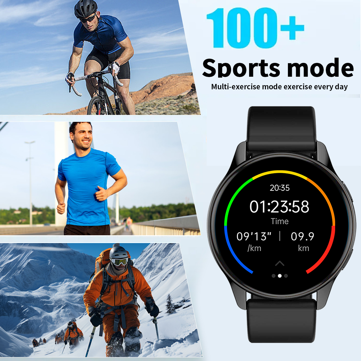 Smart Watch, Wireless Call/Dia - Smartwatch Angelo Watches recension och pris