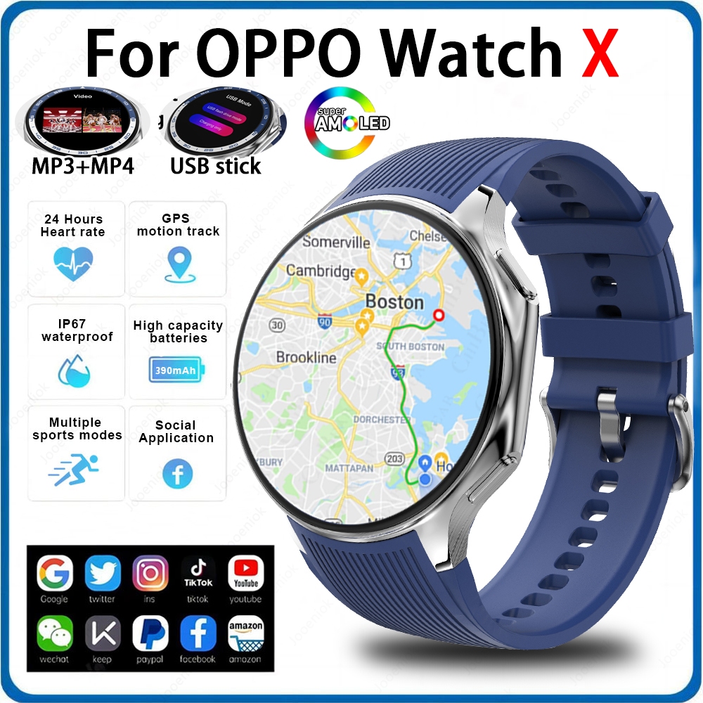 OPPO Watch X AMOLED 32GB Smart - Smartwatch Timex Watches For Men recension och pris
