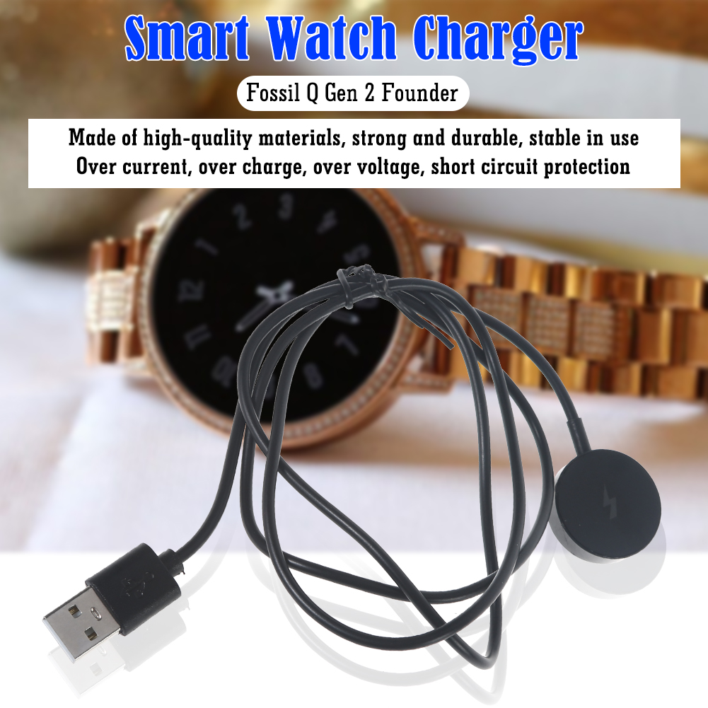 USB Smart Watch Magnetic Charg - Fossil Watches Smartwatch Charger recension och pris