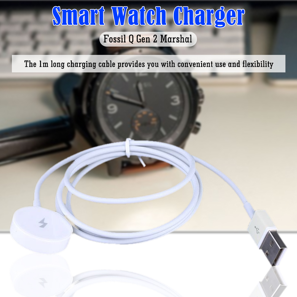 USB Smart Watch Magnetic Charg - Fossil Watches Smartwatch Charger recension och pris