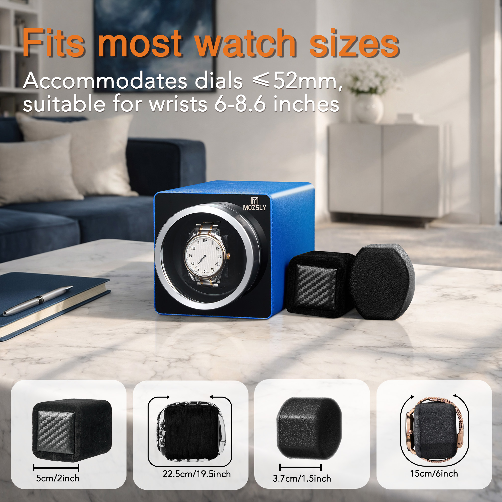 Men's automatic rotating singl - Watch Winder Single recension och pris