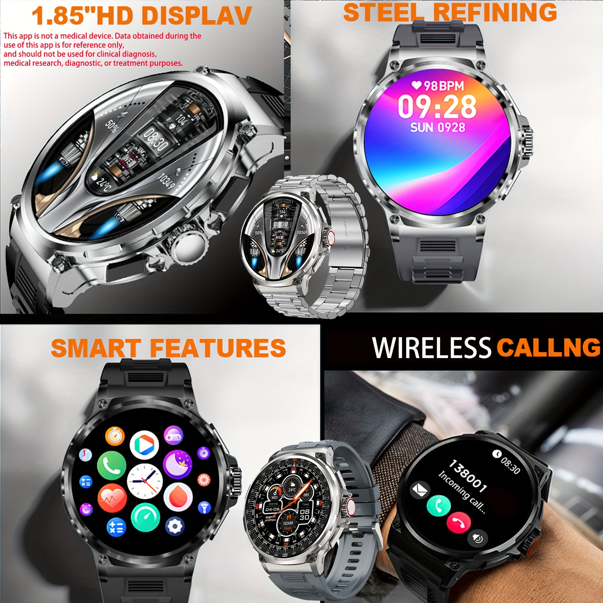 Men'S Smart Watch (Answer/Dial - Watch Smart Smartwatch recension och pris
