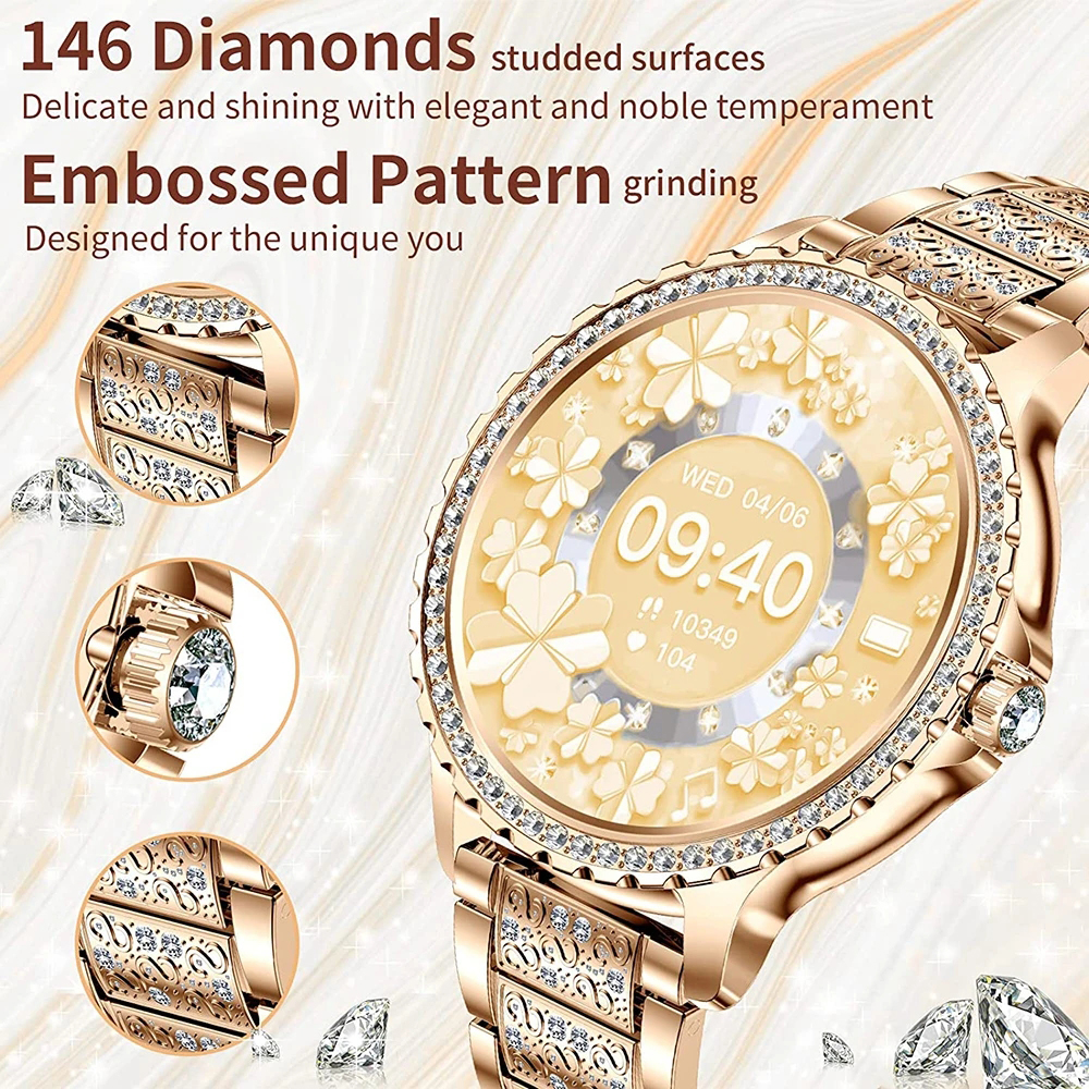 2026 New Fashion Women Diamond - Smartwatch Angelo Watches recension och pris