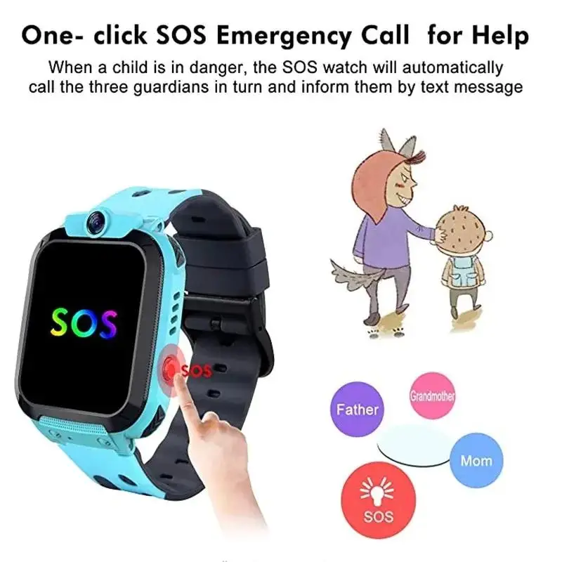 Kids Smart Watch with SOS Anti - Smartwatch Watches For Kids With Gps recension och pris