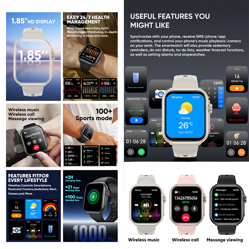 Smart Watch Ultra 2 SE Men Wom - Smartwatch Apple Watches For Men recension och pris