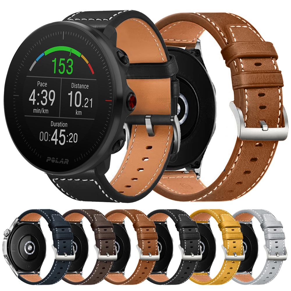 20 22mm Soft Leather strap For - Titan Watches Smartwatch recension och pris