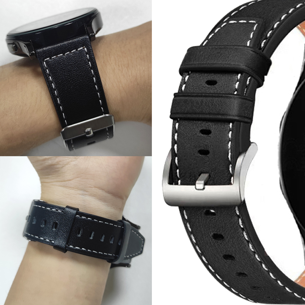 20 22mm Soft Leather strap For - Titan Watches Smartwatch recension och pris