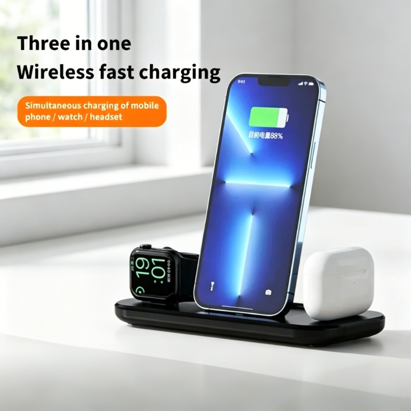 3 In 1 Wireless Charger Stand  - Watch Watch Xs recension och pris