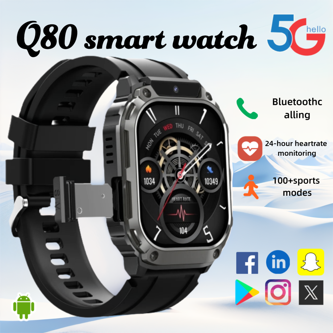 Q80 Men Smartwatch with 1.95-i - Smartwatch Apple Watches For Men recension och pris