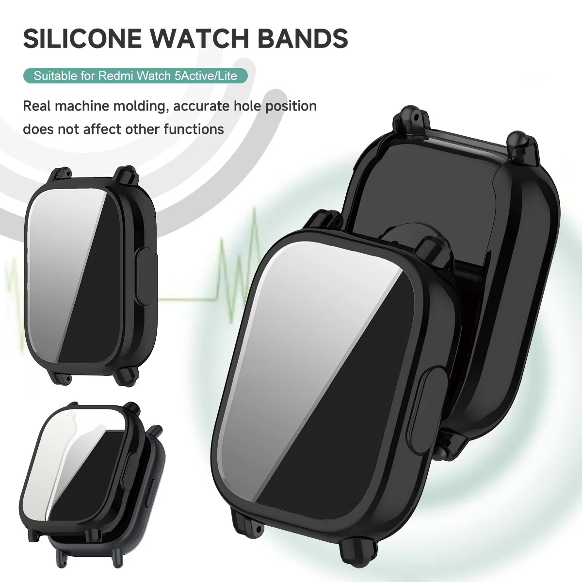 Case+Silicone Strap For Xiaomi - Watch Redmi recension och pris