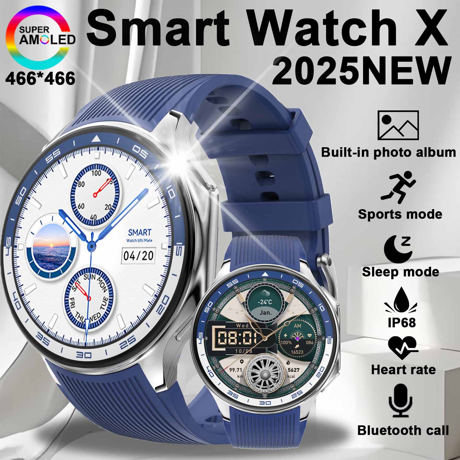New Smart Watch DT Watch X 32G - Smartwatch Timex Watches For Men recension och pris