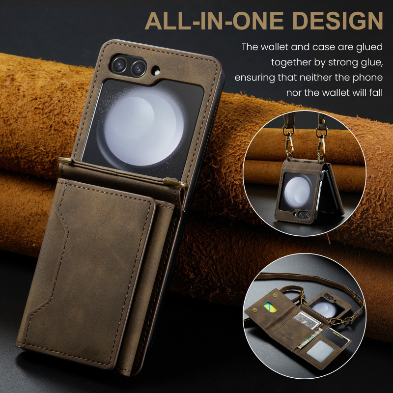 Magnetic Leather Wallet Card S - Samsung Galaxy Strap recension och pris