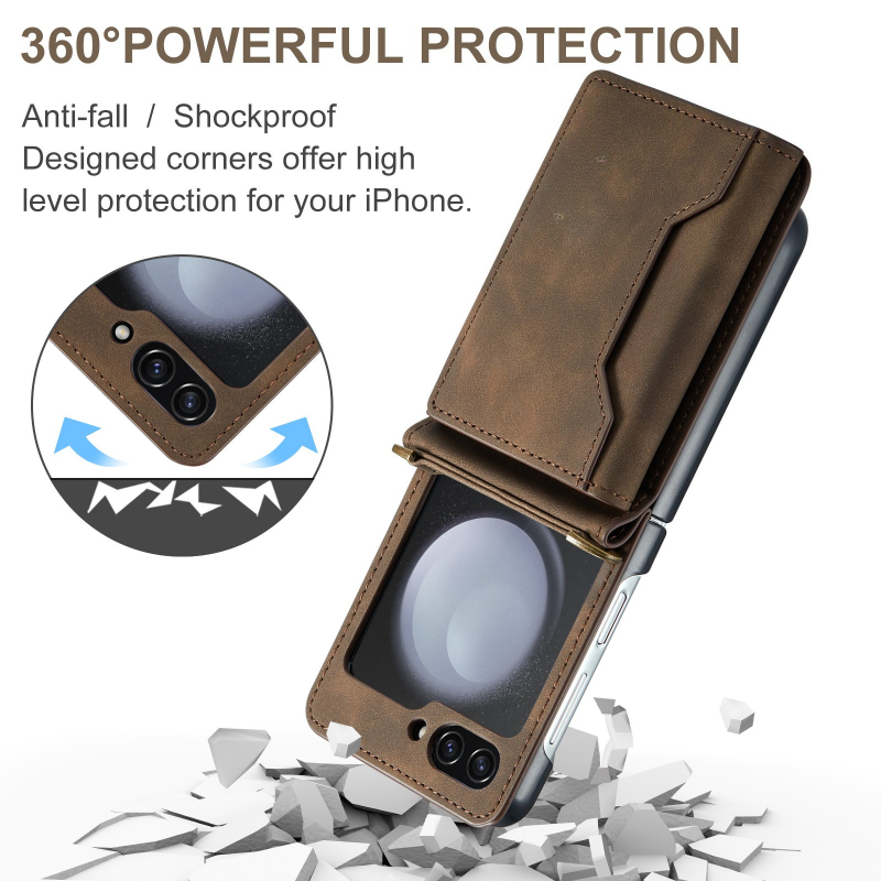 Magnetic Leather Wallet Card S - Samsung Galaxy Strap recension och pris