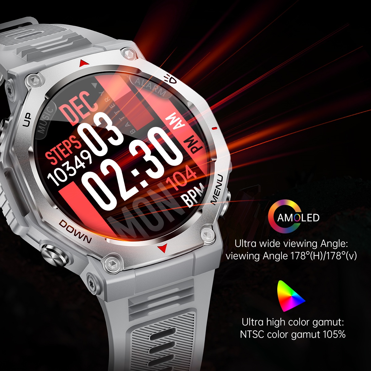 2025 New Military Smart Watch  - Watch Vs Smartwatch recension och pris