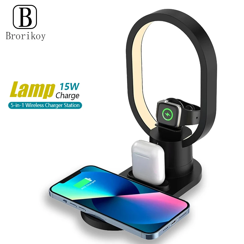 4in1 Night Light Wireless Char - Watch Watch Xs recension och pris