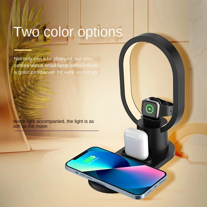 4in1 Night Light Wireless Char - Watch Watch Xs recension och pris