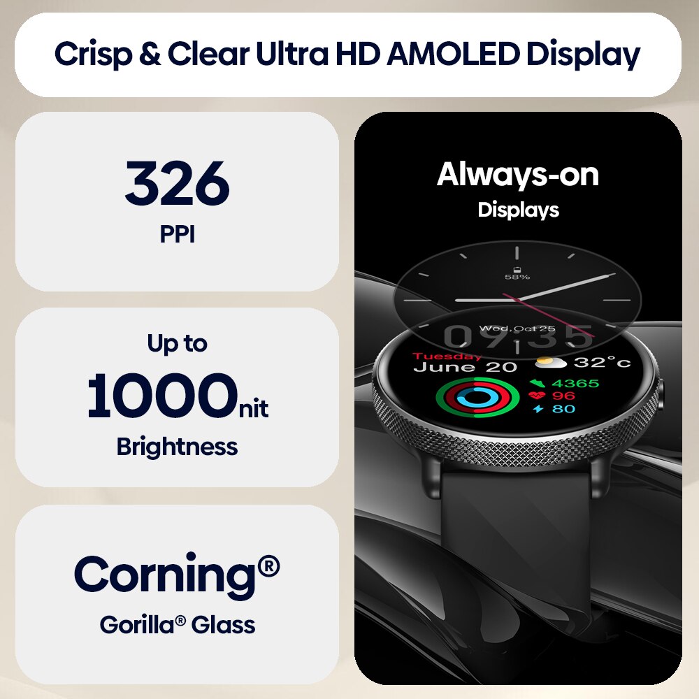 Zeblaze GTR 3 Pro Voice Callin - Smartwatch Angelo Watches recension och pris