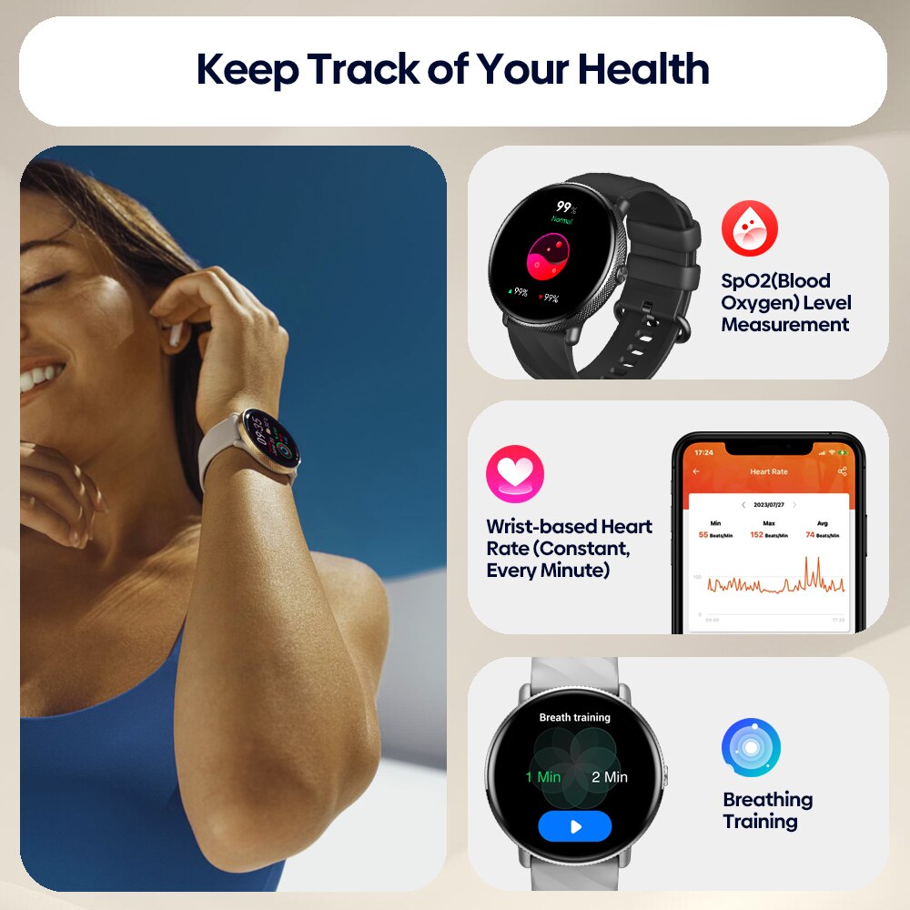 Zeblaze GTR 3 Pro Voice Callin - Smartwatch Angelo Watches recension och pris