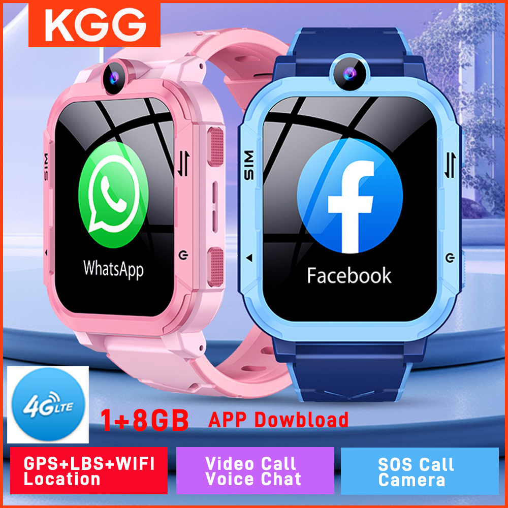 4G Kids Smart Watch 1+8GB GPS  - Smartwatch Watches For Kid Girl recension och pris