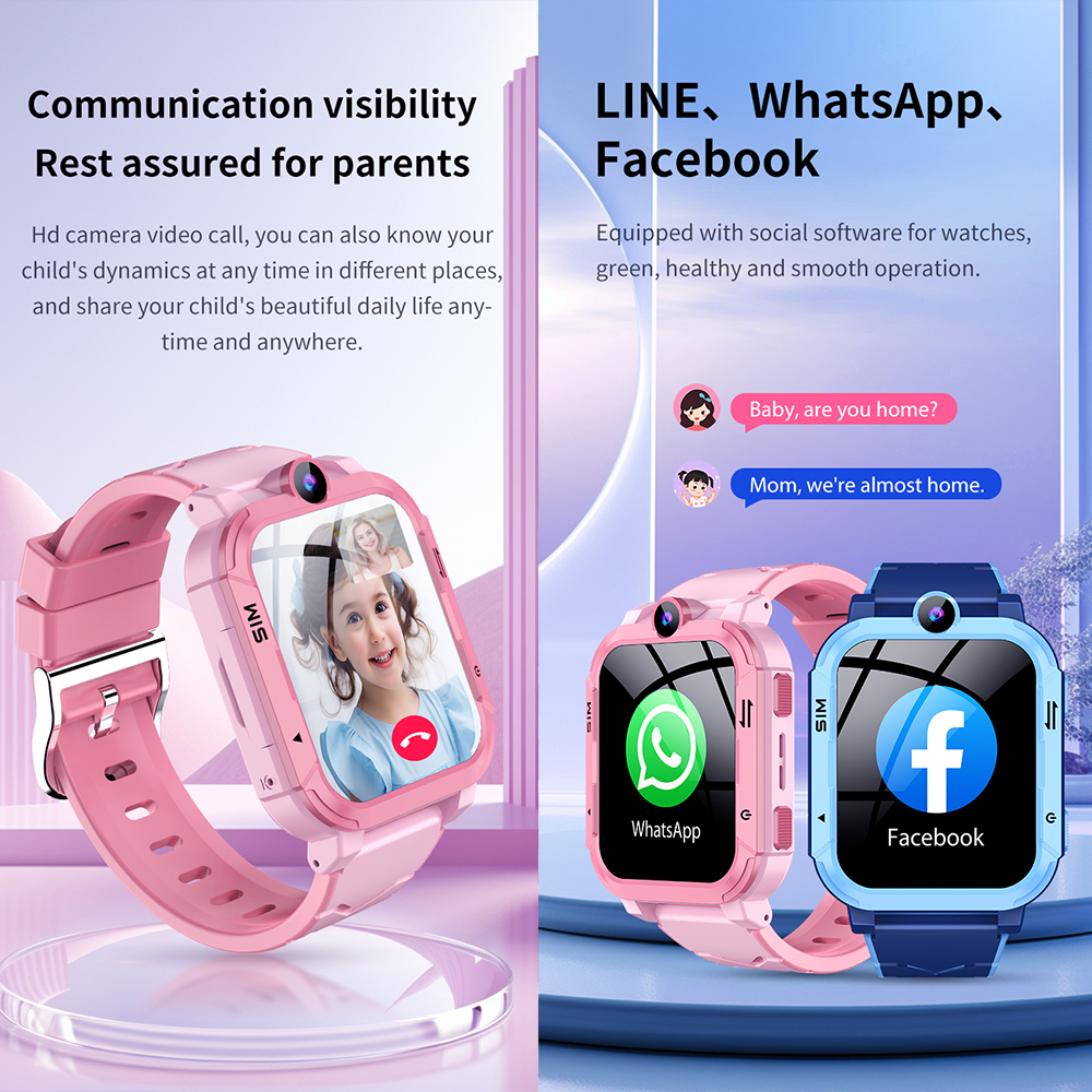 4G Kids Smart Watch 1+8GB GPS  - Smartwatch Watches For Kid Girl recension och pris