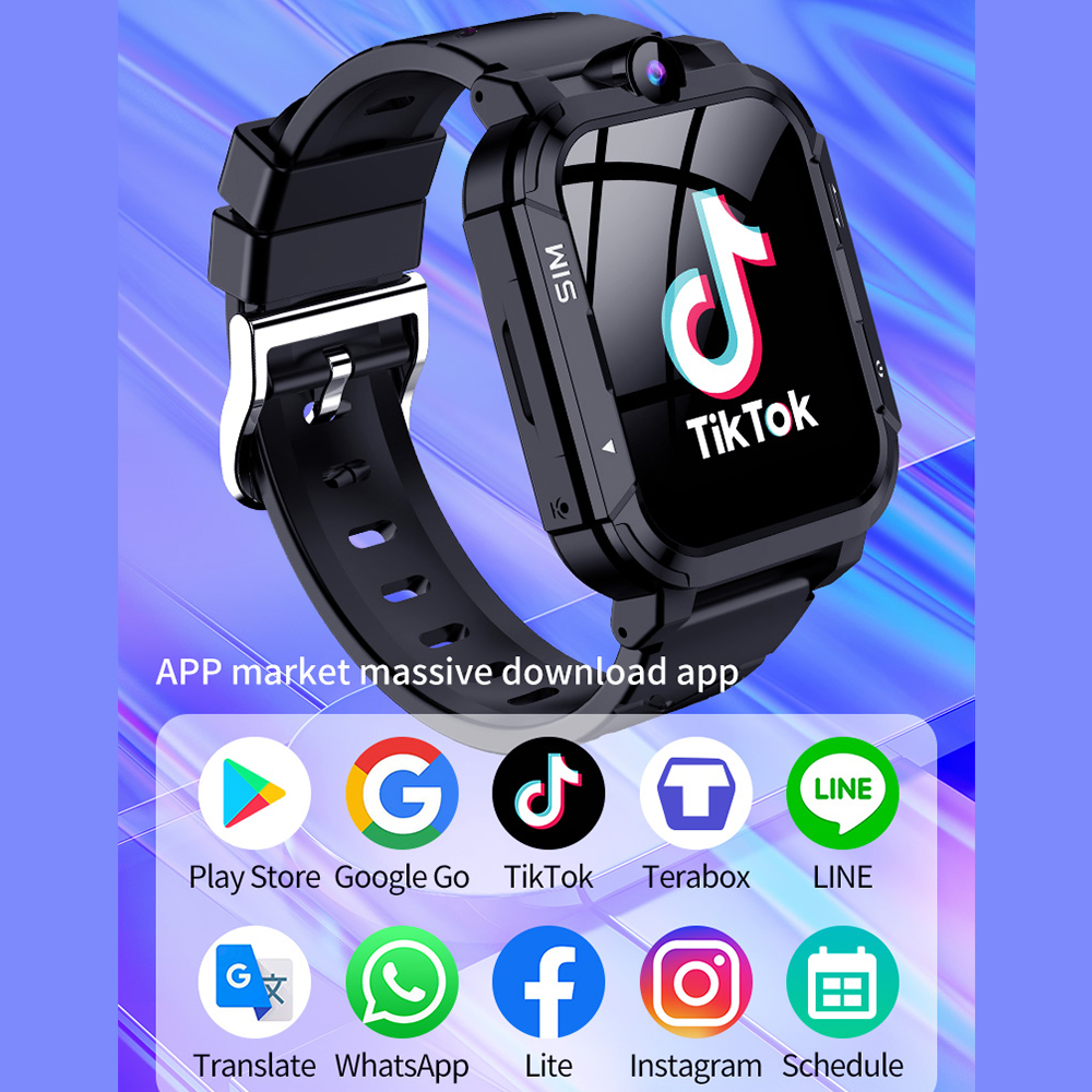 4G Kids Smart Watch 1+8GB GPS  - Smartwatch Watches For Kid Girl recension och pris