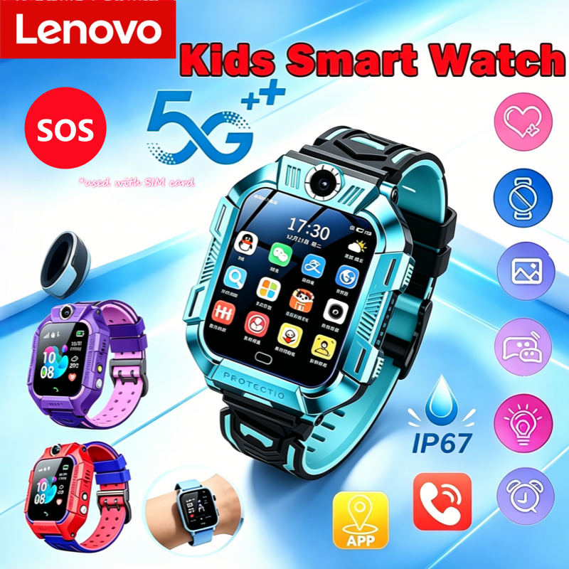 Lenovo 5G Kids GPS Smart Watch - Smartwatch Watches For Kids With Gps recension och pris