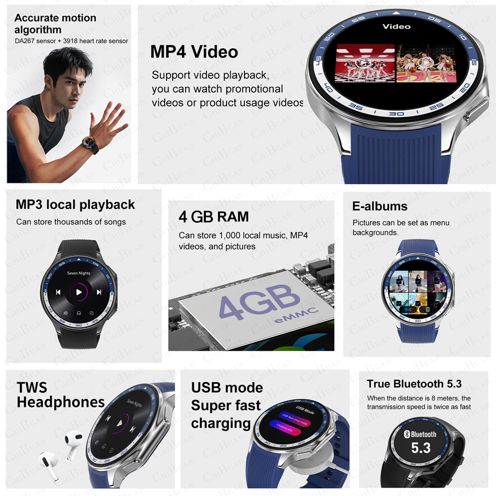 For OPPO Watch X High-end Smar - Smartwatch Timex Watches For Men recension och pris