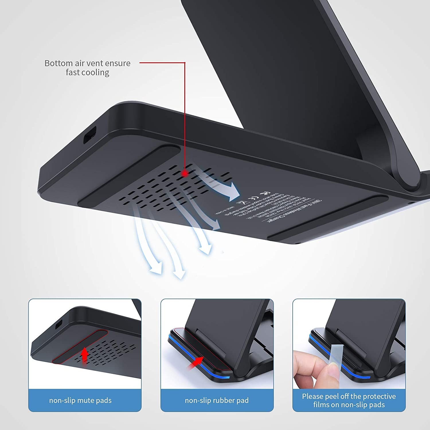 3in1 QI Foldable Wireless Char - Watch Watch Xs recension och pris