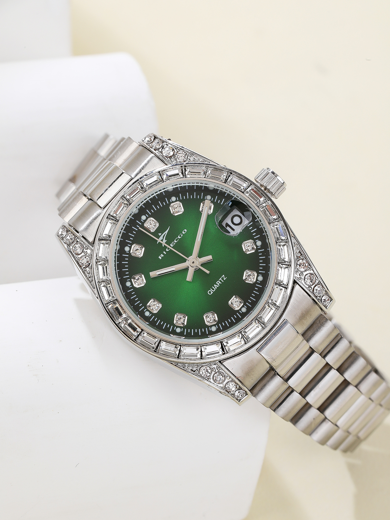 Classic green dial studded dia - Watch Bezel Insert recension och pris
