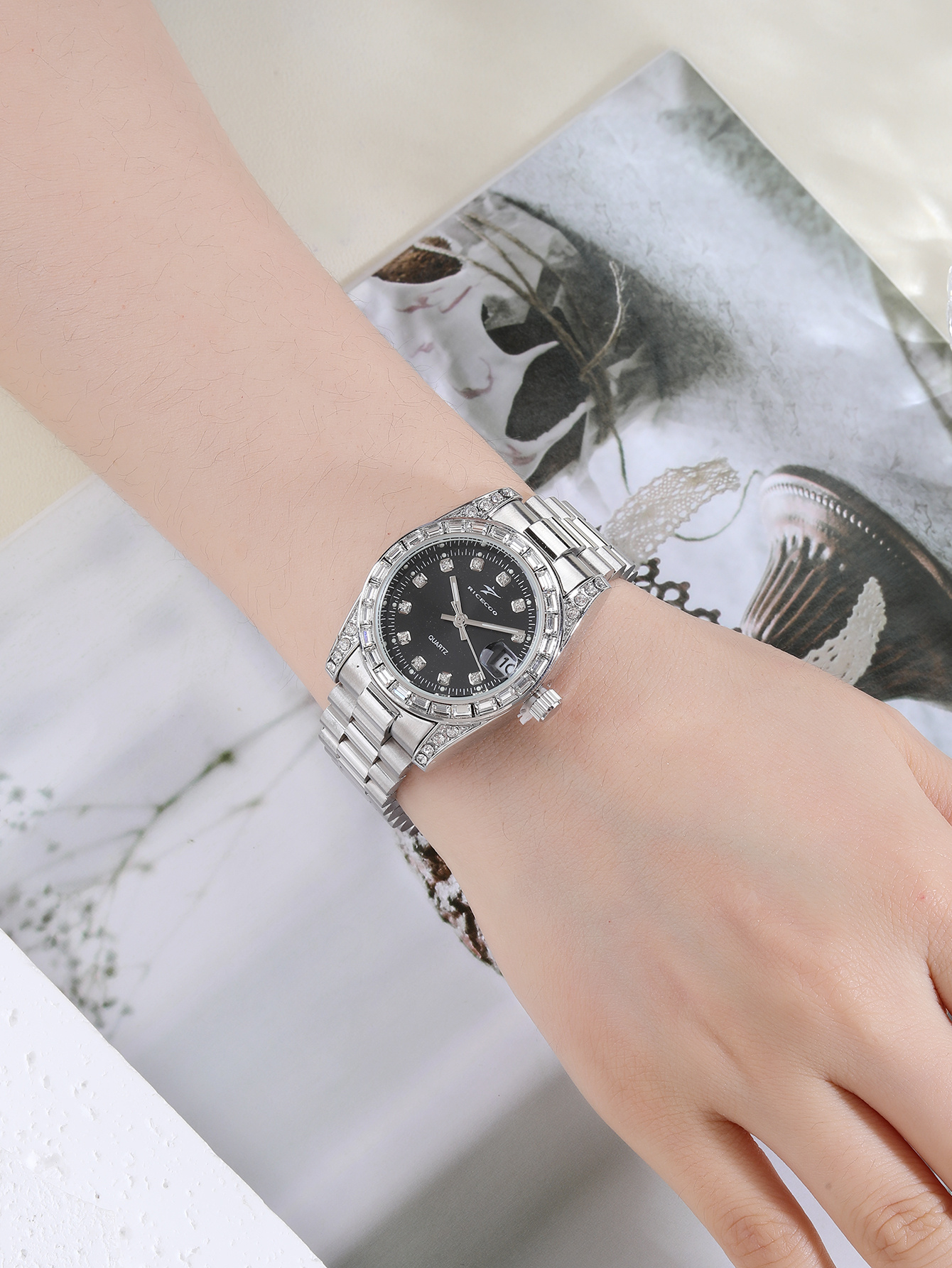 Classic green dial studded dia - Watch Bezel Insert recension och pris