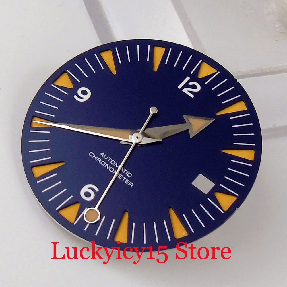 31mm Sandwich Dark Blue Black  - Luminous Dial Face recension och pris