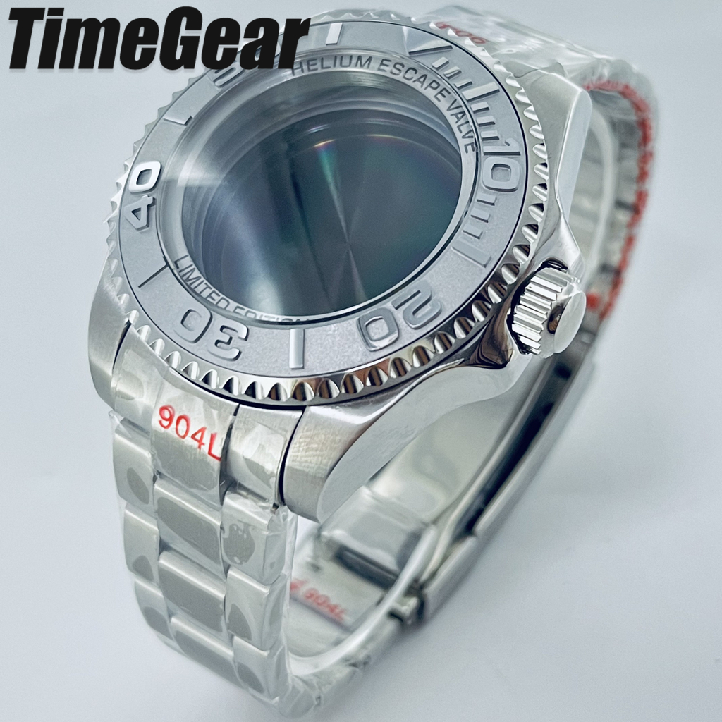 44MM Silver Ceramic Bezel Case - Watch Bezel Insert recension och pris