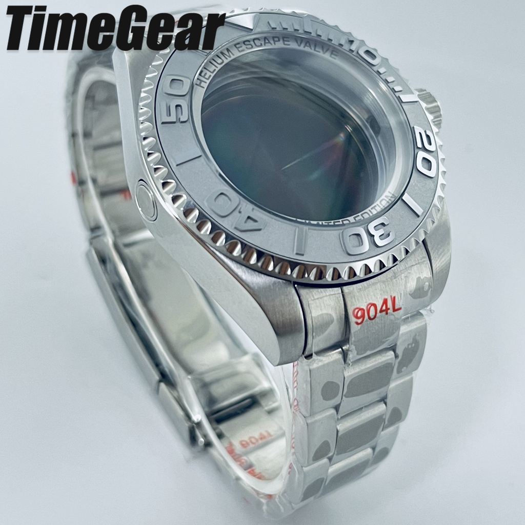44MM Silver Ceramic Bezel Case - Watch Bezel Insert recension och pris