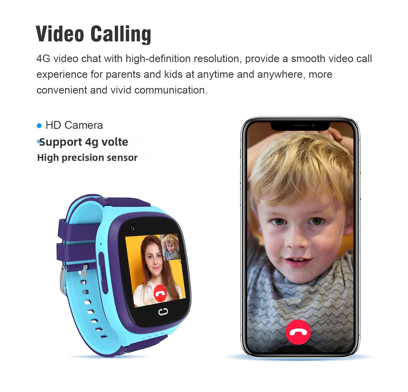 4G Kids Smartwatch SOS Waterpr - Smartwatch Watches For Kids With Gps recension och pris