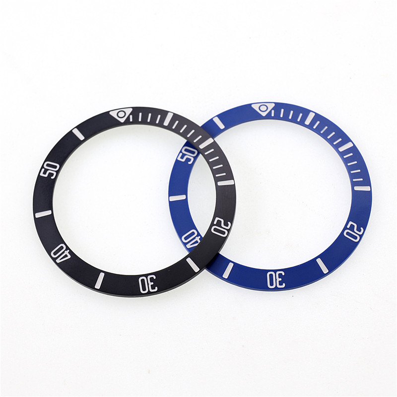 Luxury 40mm Matte Black Blue C - Watch Bezel Insert recension och pris
