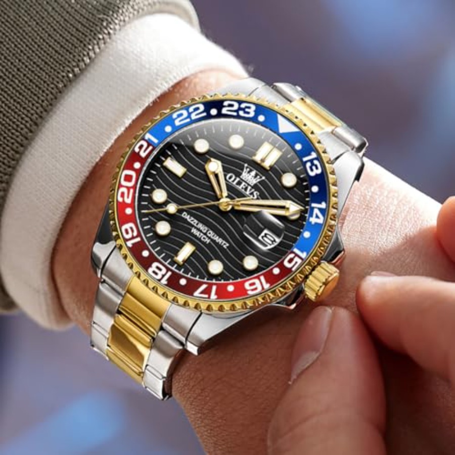 OLEVS Watch Men Luxury Big Fac - Smartwatch Watches For Men Digital recension och pris