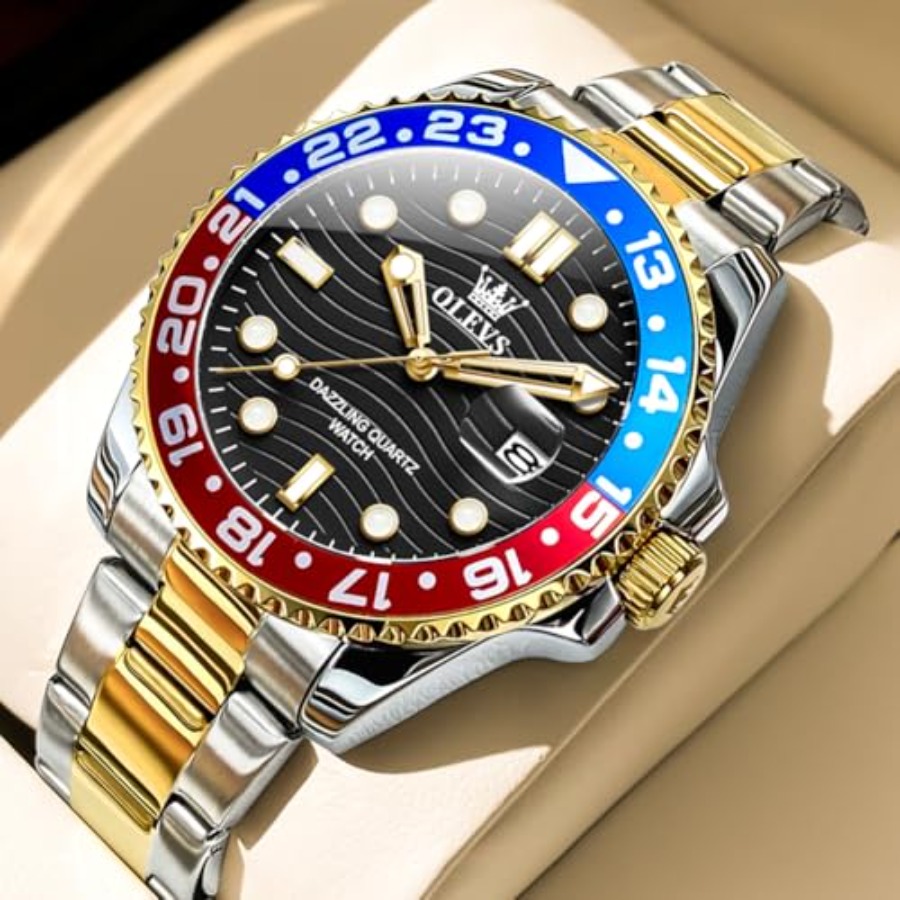 OLEVS Watch Men Luxury Big Fac - Smartwatch Watches For Men Digital recension och pris