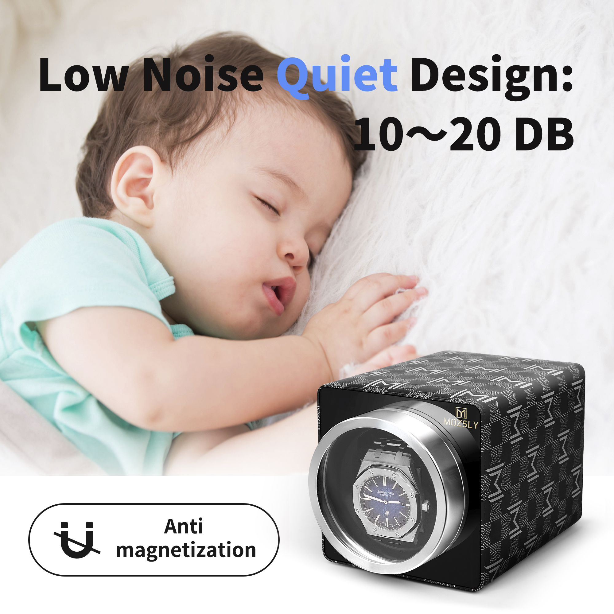 Single head shaker - leather p - Watch Winder Single recension och pris