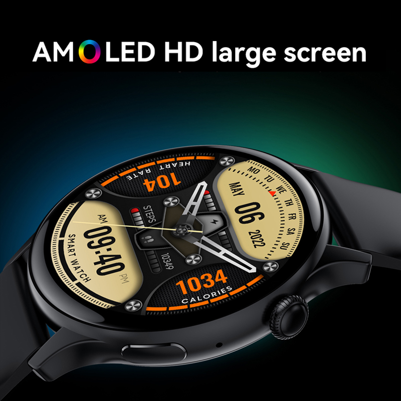 For IOS Android Real AMOLED Sm - Smartwatch Angelo Watches recension och pris