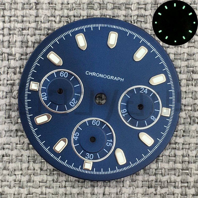 High Quality 30mm VK63  Watch  - Luminous Dial Face recension och pris