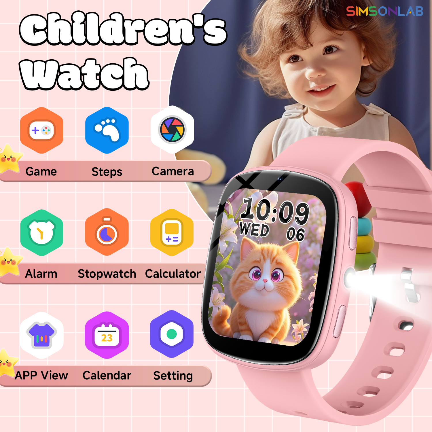 NEW Smart Watch for Children T - Smartwatch Watches For Kid Girl recension och pris